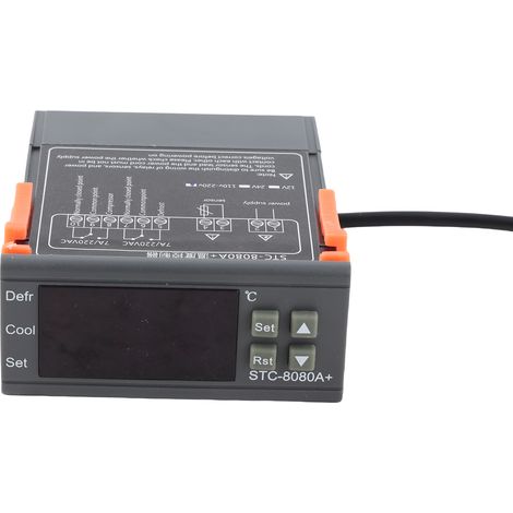 Intelligenter Temperaturregler STC-8080A+ 220V mit programmierbarer automatischer Abtaufunktion (1/2)