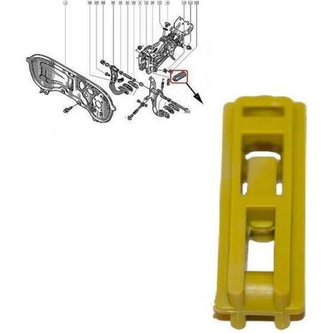 Lien - Clips reliant la pédale et le câble d'embrayage Laguna 1