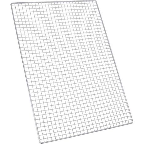 Grille de cuisson, grille en acier inoxydable ou grille de cuisson/refroidissement, adaptée au four et aux grillades en extérieur, passe au four et au lave-vaisselle. 29,5x44cm (1/4)