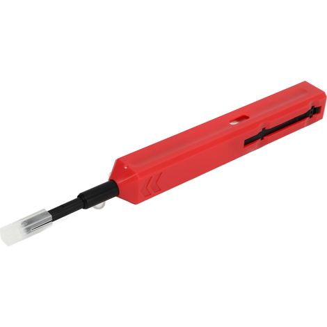 Nettoyeur Fibre Optique Stylo Rouge LC MU 1,25mm – Brosse Nettoyante One Click pour Connecteurs, Kit Entretien Précision (1/5)
