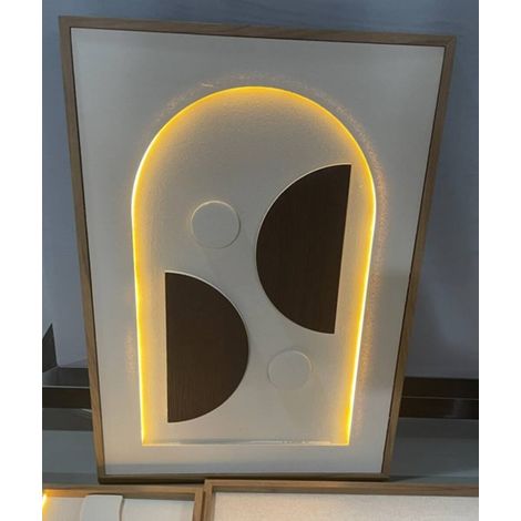 Tela led tiara rettangolare 48x68 cm bianca - Atmosphera créateur d'intérieur (1/5)