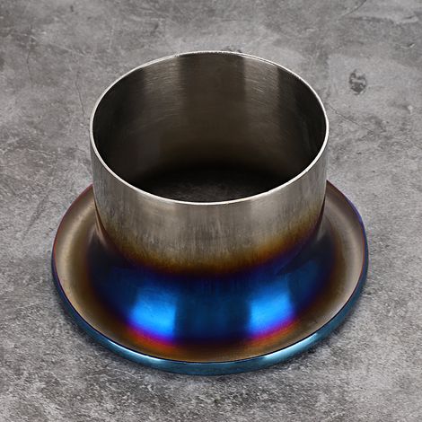 Système d'admission d'air froid 4 pouces, entonnoir turbo, cornet de turbine en acier inoxydable (1/5)