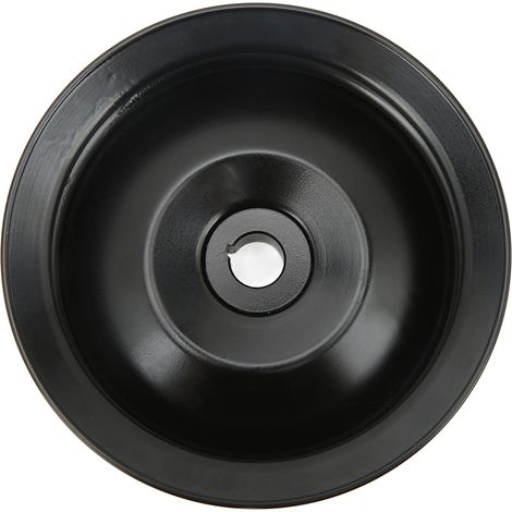 Poulie de pompe de direction assistée à double gorge, arbre à rainure de clavette de 5/8 po, référence 86 01975 R, de remplacement pour moteur Chevy SBC BBC 350 454 (1/5)