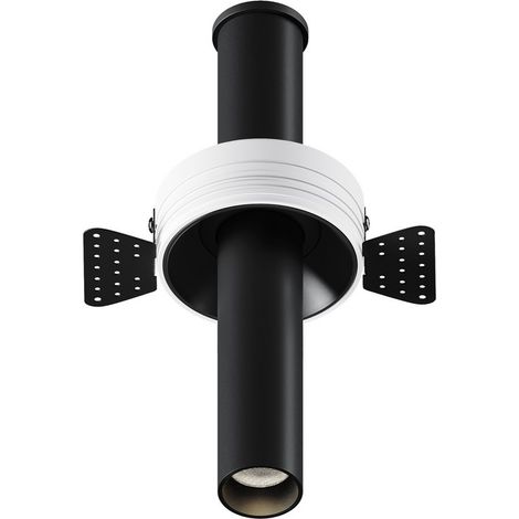 Maytoni Focus T Faretto da incasso senza cornice da 20 cm, nero 3000K, 460 lm (1/2)