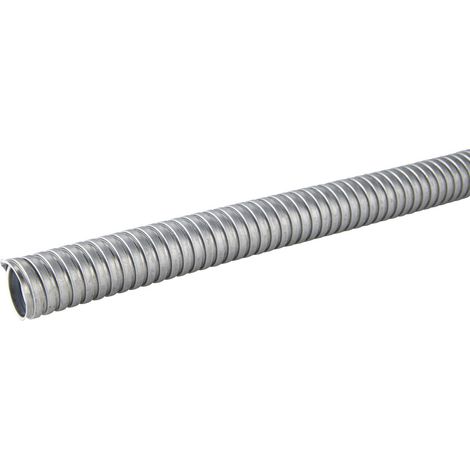LAPP 61802080/50 SILVYN® AS 7/8x10 Gaine de protection métallique argent 50 m