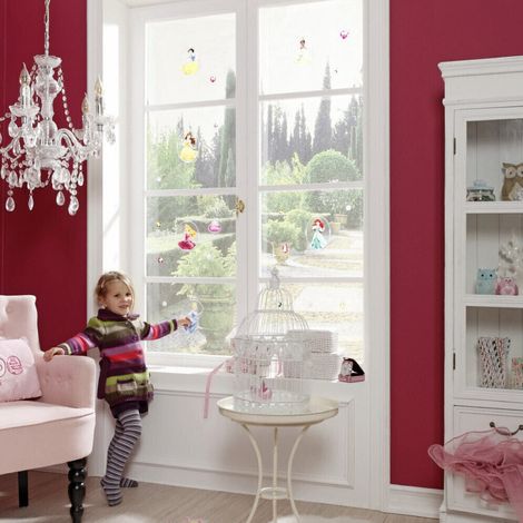 23 Stickers pour vitre Princesse Disney (1/4)