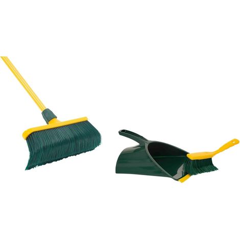 Balai griffes 40 cm plastique + pelle