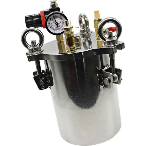 Réservoir sous pression pour distributeur de colle en acier inoxydable facile à nettoyer 05 L (2025) (1/5)