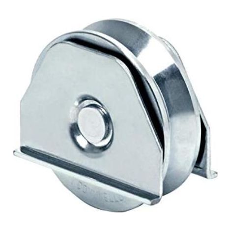 RUOTA X CANCELLI C/PIASTRA """FC333""" Ø100MM GOLA V