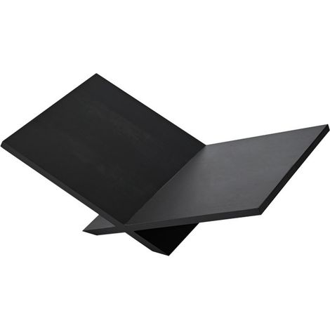 Boekenplank - Boekendrager - Houten Open Boekenhouder Voor Bijbels Kookboeken Kunstboeken En Tijdschriften - Zwart - 450 x 300 x 140 mm - 1 Stuk