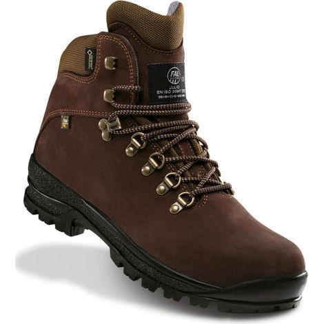 Bota de trabajo GORE-TEX de piel nobuck OB+HI+CI+E+WR+HRO EN20347 Fal GTR600 JULIO 47