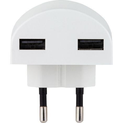 REV Reisestecker Traveler Plus USB Modul 2-fach 2,4A weiß Keine Angabe (1/5)