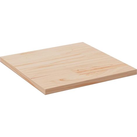 Tischplatte 60x60x2,5 cm Massivholz Kiefer Quadratisch