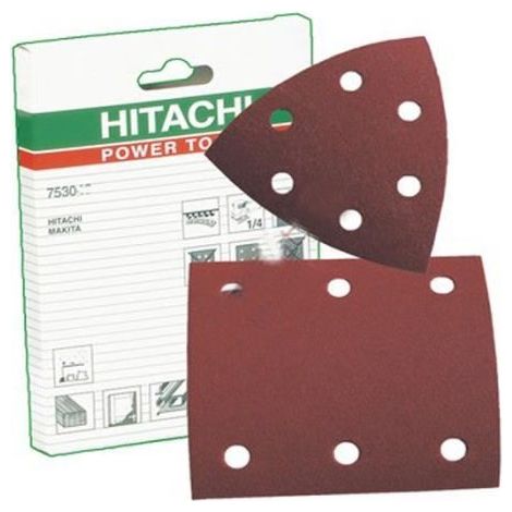 Mix 45 pièces carré+delta gr.60/80/120 velcro HIKOKI 753450