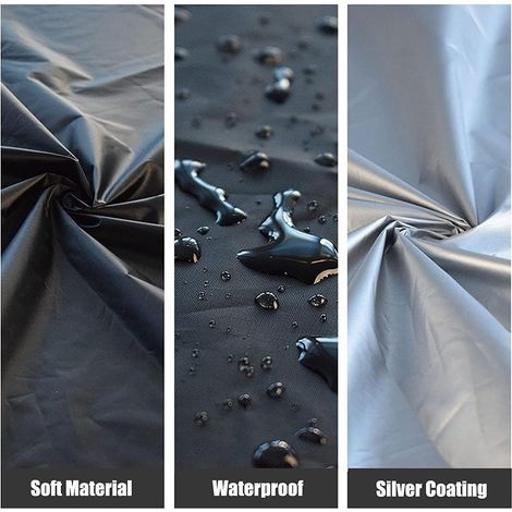 Funda protectora AIDUCHO para piscina o spa, cubierta redonda para spa solar exterior, cubierta redonda para spa, lona protectora a prueba de polvo, impermeable y resistente a los rayos UV (210 x 90 c (1/4)