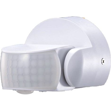Sensore di Movimento Infrarossi IP65 Colore Bianco Montaggio a Parete Soffitto Snodabile a 180° SKU-6611 (1/3)
