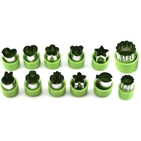 Emporte-pièces - Inox - Lot de 12 - Très grande taille - Grande taille - Petite taille ENEVAOCT (1/5)