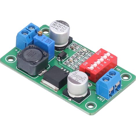 Module abaisseur de tension DCDC avec carte d'alimentation stabilisée et voyant lumineux LM2596SADJ (1/5)