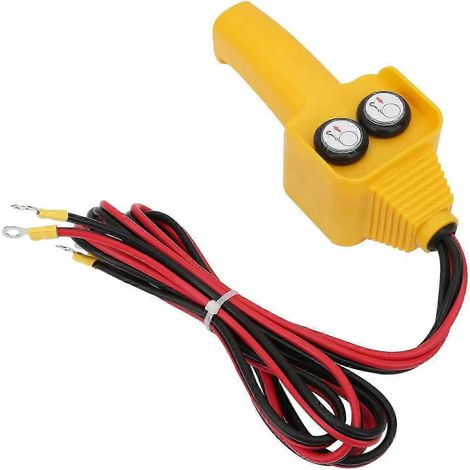 Interrupteur de télécommande pour treuil de voiture, kit de bouton de commande à distance pour treuil, interrupteur de poignée de treuil câblé (1/5)