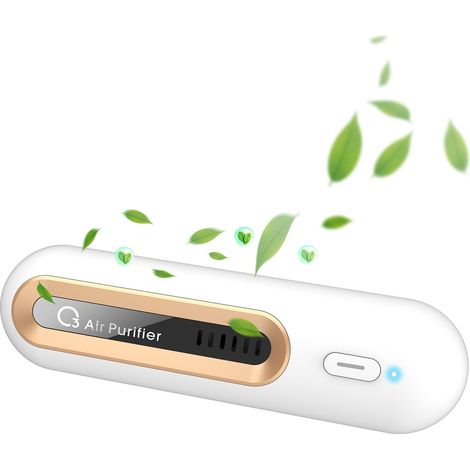 Generateur D Ozone - Purificateur D Air Pour Frigo Congelateur Voiture Armoire Chaussures - Mode Standard Et Puissant - Batterie Rechargeable USB - Blanc (1/5)