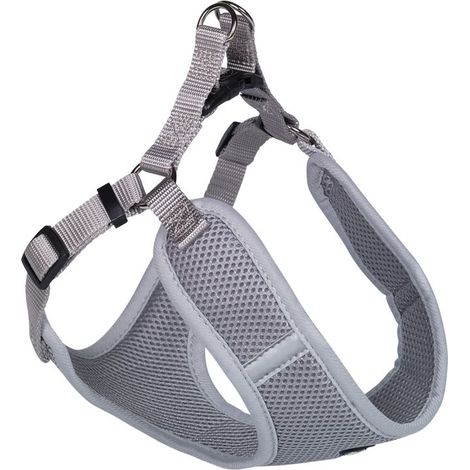 Nobby Hundegeschirr Mesh Reflect M grau Hundegeschirr