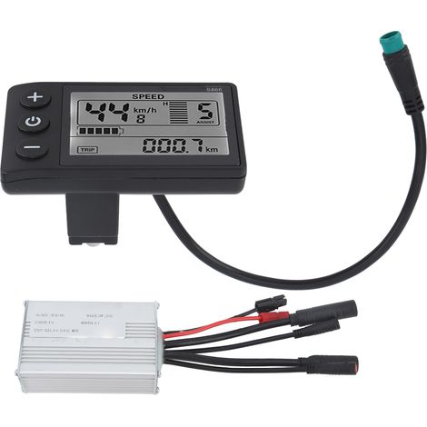 Kit de conversion vélo S866 36V 48V 17A 250W 350W contrôleur moteur avec panneau, coque métallique étanche pour vélos électriques DIY. (1/5)