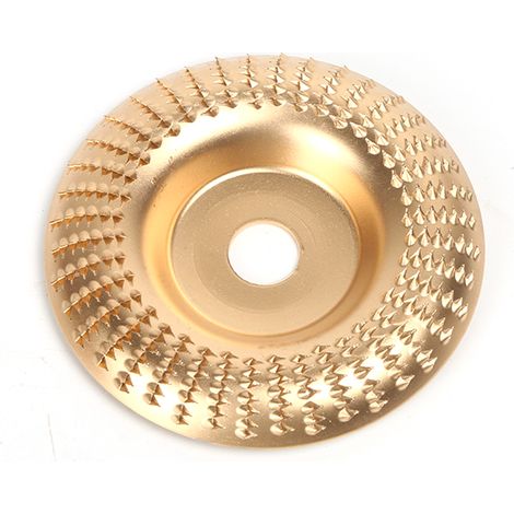 Disque à modeler 100mm acier carbone, pour meuleuse d'angle, sculpture bois découpe meulage façonnage, outil professionnel (1/5)