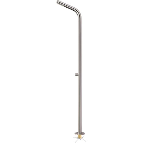 Colonne de douche extérieure progressive CRISTINA ONDYNA Inox 316 alimentation par le sol en inox (1/4)