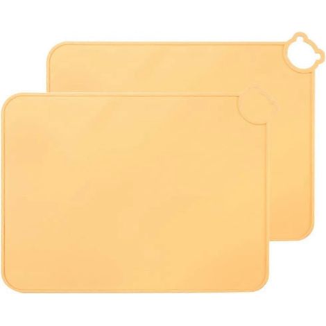 Rutschfeste Silikon-Tischsets für Kinder und Babys  Fleckenabweisende und rutschfeste Tischsets