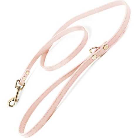 Marrone - Guinzaglio in similpelle con fibbia in metallo London per cani (1/3)