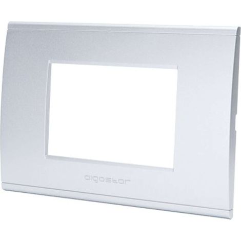 PLACCA COPRIFRUTTI ABL - ARGENTO POSTI 3 MM 120X85 - 8 pezzi
