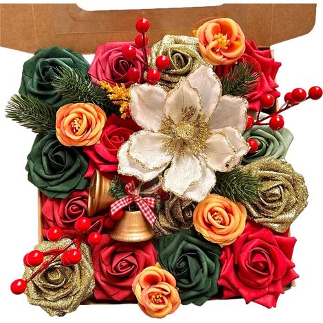 Fleur artificielle-Soie artificielle-Décoration DIY-Modèle H111-Boîte cadeau (1/5)