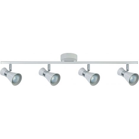 FAB 142394001 Maximo Strip 4xgu10 Bianco/cromo 15x69,5x8,5 Cm (1/2)