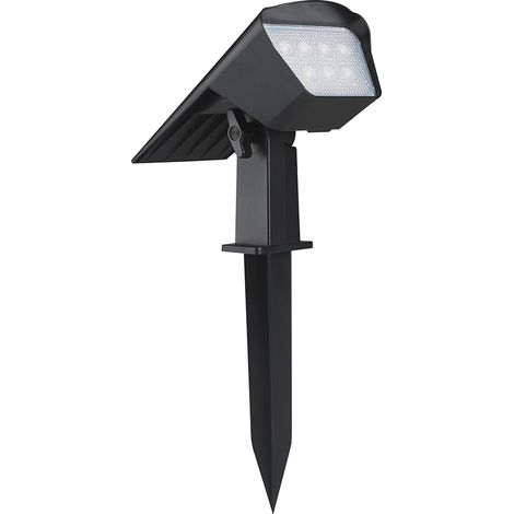 V-TAC Faretto LED da Giardino con Pannello Solare 1.3 W CCT IP65 – Nero  SKU 23996