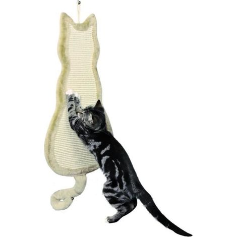 Trixie Griffoir mural forme chat, 35 × 69 cm