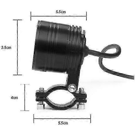 Zusätzliche LED-Scheinwerfer für Motorräder, Frontscheinwerfer, 12-V-Nebelscheinwerfer, Projektorscheinwerfer für LKW, Motorrad, Quad und Roller