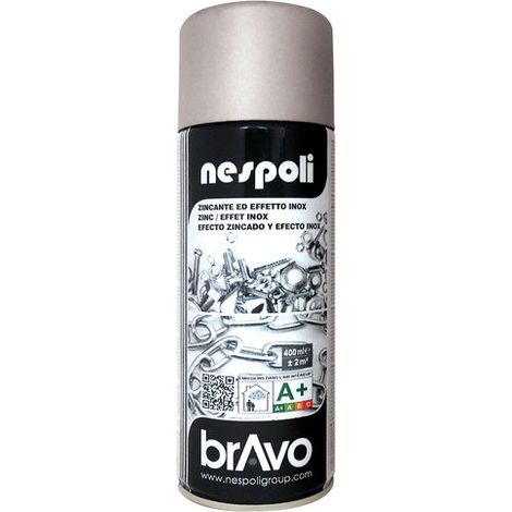 'BRAVO'' SPRAY ACCIAIO INOX 400ML
