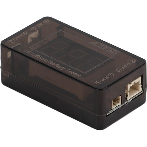 Testeur de batterie 1S pour connecteurs MOLEX JST MCPX MCX : indicateur de tension de la batterie (1/5)