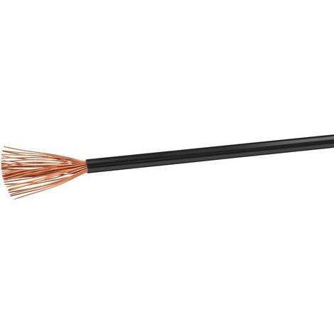 Câble gainé H07V-K VOKA Kabelwerk H07VK15SW 1 x 1.50 mm² noir 100 m Y121311 (1/2)