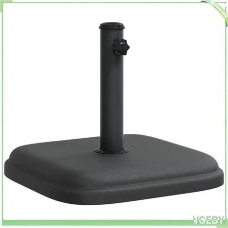 Base de parasol - FAFEICY - 368674 - Carré - Ø mâts 32/35/38 mm - 36x36x31 cm (1/5)