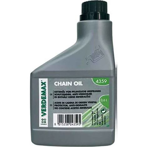 Olio per Catena Lubrificante Motosega 600 ml Verdemax