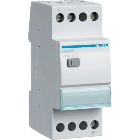 Hager Ferndimmer universal 500W gris regulador de luz