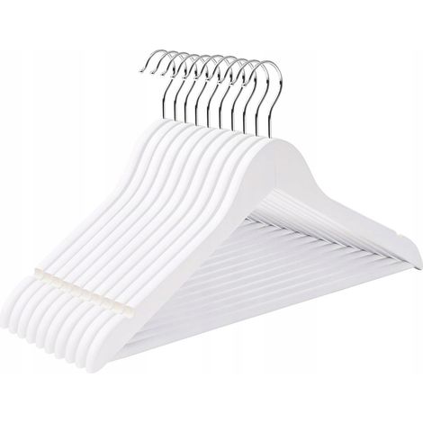 Set di 30 appendiabiti Rondo in legno bianco (1/5)