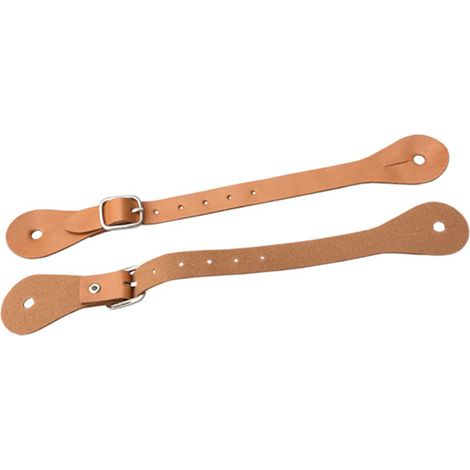 Spur Straps - Genuine Leather - Adjustable Single Ply - For Western Riding Boots - Pack Of 1 Pair (1/5)