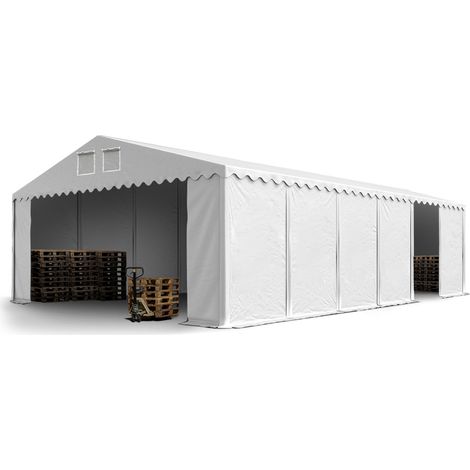 8x12m Tente de stockage TOOLPORT, PVC 800 N, H. 2,6m (1/5)