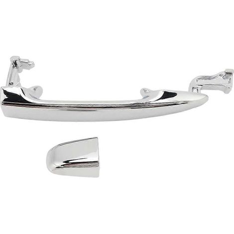 Poignée extérieure chromée pour porte coulissante arrière gauche/droite compatible avec-- (1/5)