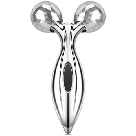Rouleau De Massage 3D - 360° Rotation Pour Visage Et Corps - Pour Jambes Abdomen Cou Fesses Et Visage - 1 Pièce