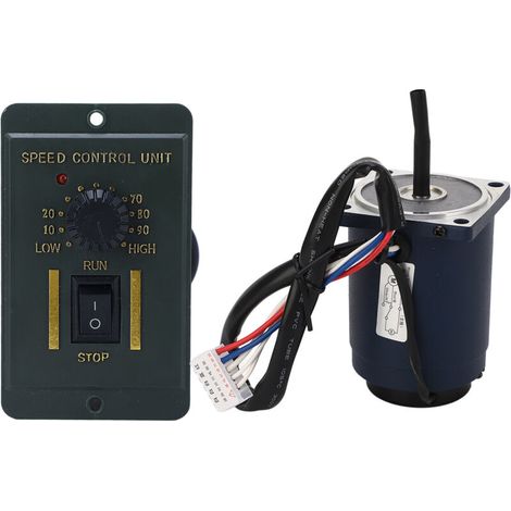 AC220V 6W Getriebemotor, hohes Drehmoment, geräuscharm, hitzebeständig, variable Drehzahl, reversibler Motor mit (1400 U/min (10 bis 1400 U/min)) (1/5)