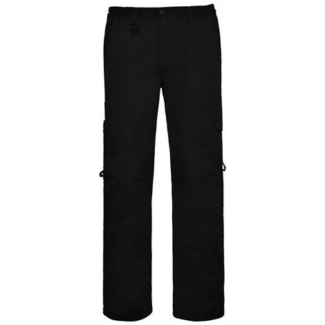 Pantalón industrial recto con bolsillos para herramientas, sin pinzas PROTECT ROLY 52 Negro