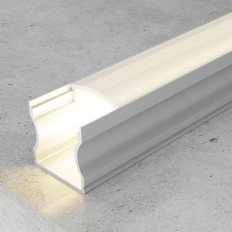 IluminaShop - Perfil de Aluminio U High para Tiras 12V/24V 2 Metros (1/3)